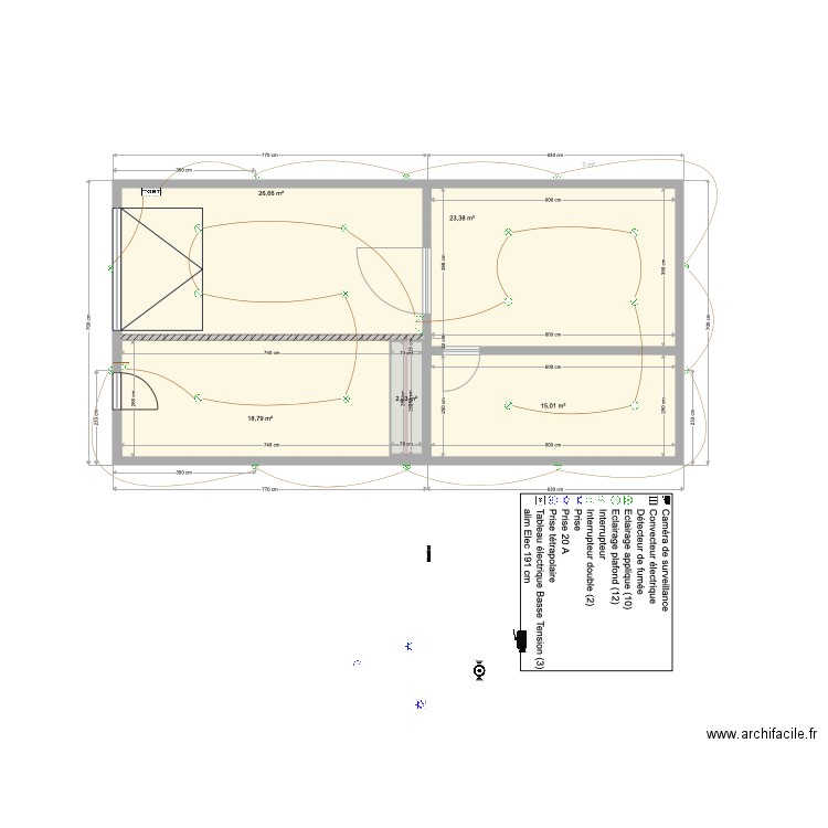 garage fin. Plan de 0 pièce et 0 m2