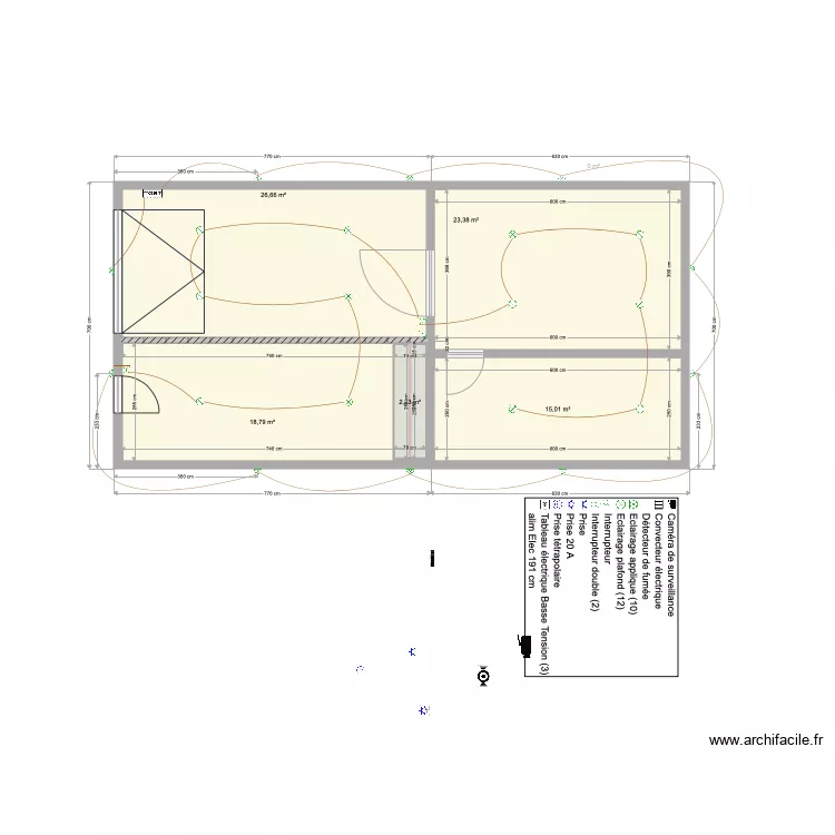 garage fin. Plan de garage fin. Plan de