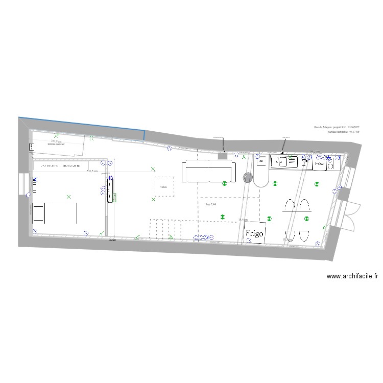 Aubière projeté 30052022. R1. Plan de 0 pièce et 0 m2