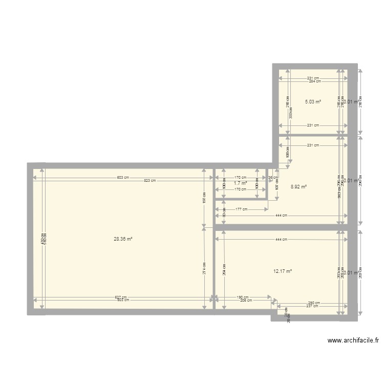 Plan terrasse - Plan dessiné par angelina024