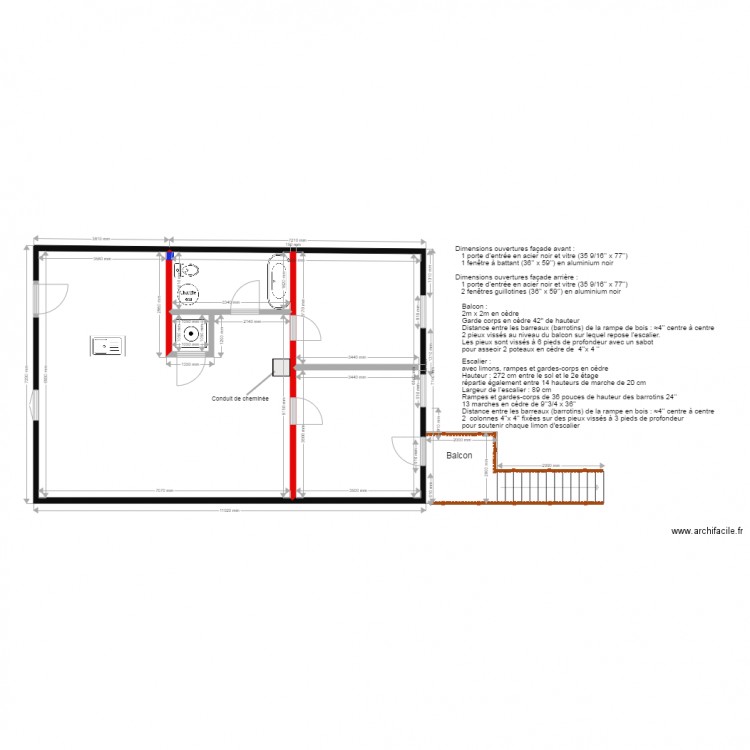 Futur 2ème avec secheuse. Plan de 0 pièce et 0 m2