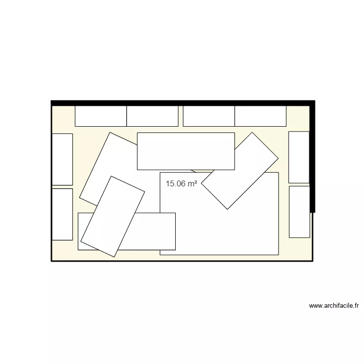 Ars&egrave;ne Paris salon AFRIQUE. Plan de 