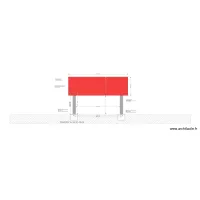 Plan vue depuis cot&eacute; OUEST