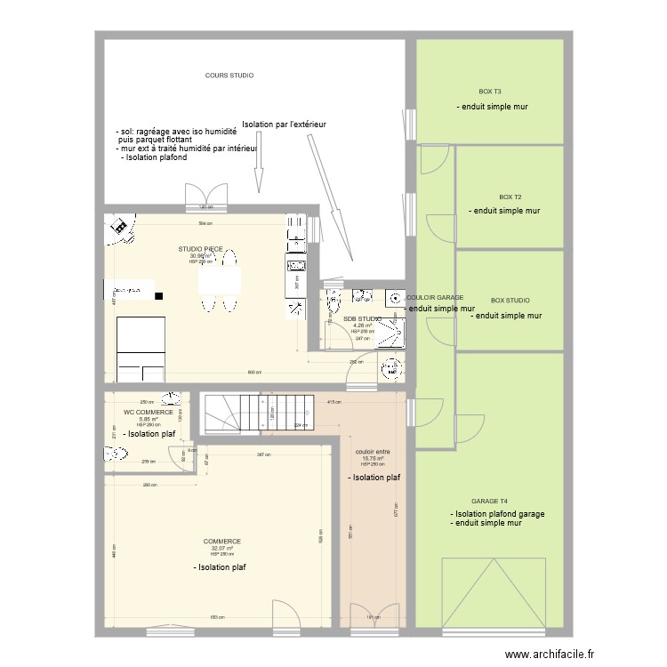 LIBERTE RDC PROJET 021220. Plan de 0 pièce et 0 m2