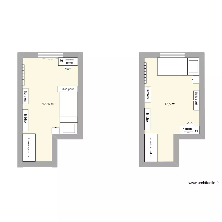 chambre Maloé. Plan de chambre Maloé. Plan de