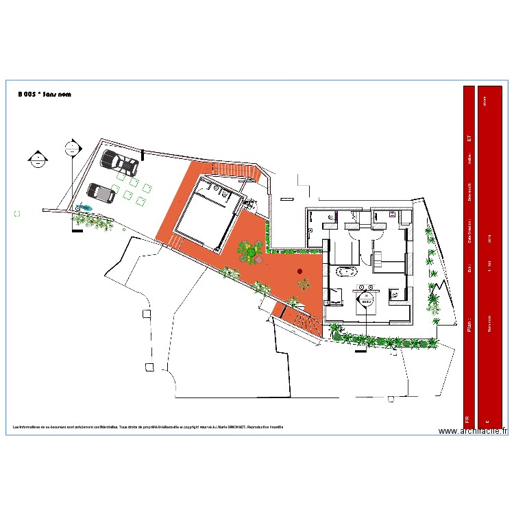 R&M - Schéma Végétaux RDJ V2. Plan de 0 pièce et 0 m2