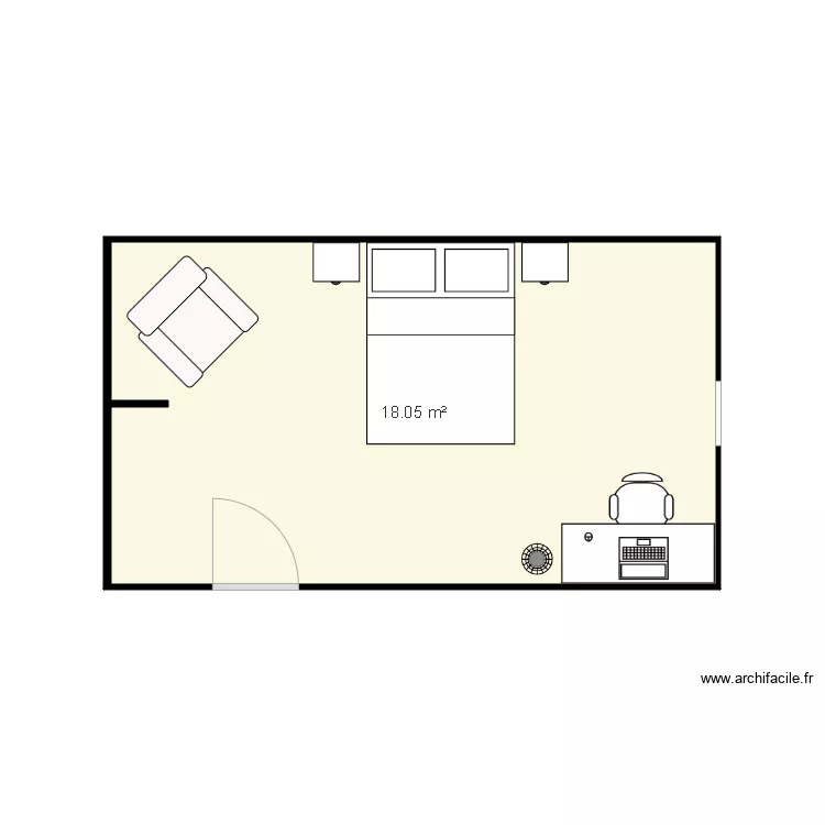 Chambre Marina Etage. Plan de Chambre Marina Etage. Plan de