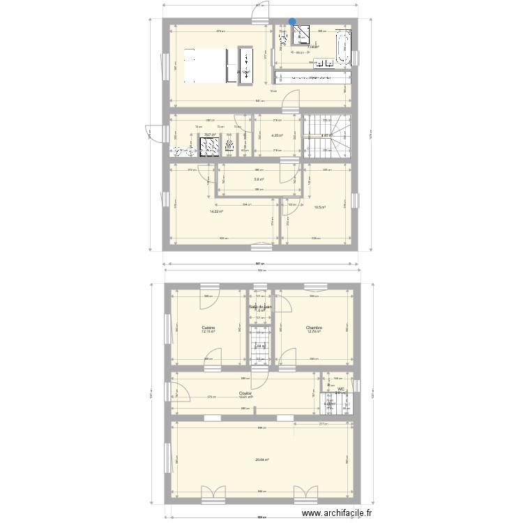 PLAN LAMEE RDCprojetA. Plan de 0 pièce et 0 m2