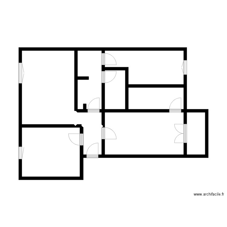 0123Q104LG107. Plan de 10 pièces et 42 m2