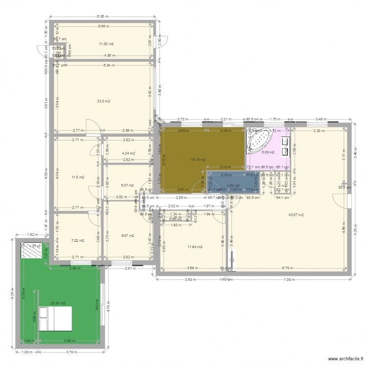 plan arragon 5. Plan de 0 pièce et 0 m2