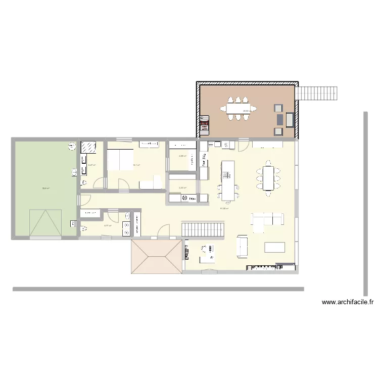Bois&eacute; 3 rdc B. Plan de 