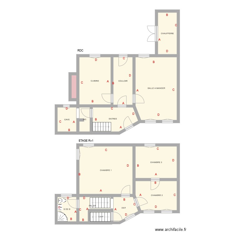 BERNARD 2. Plan de 0 pièce et 0 m2