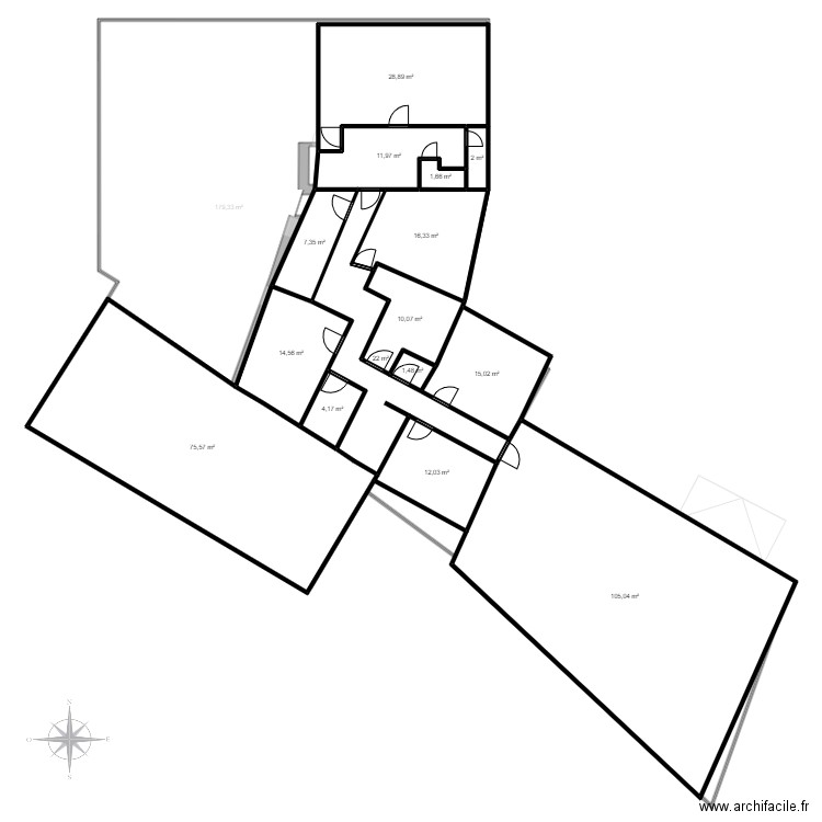 HESLON. Plan de 0 pièce et 0 m2