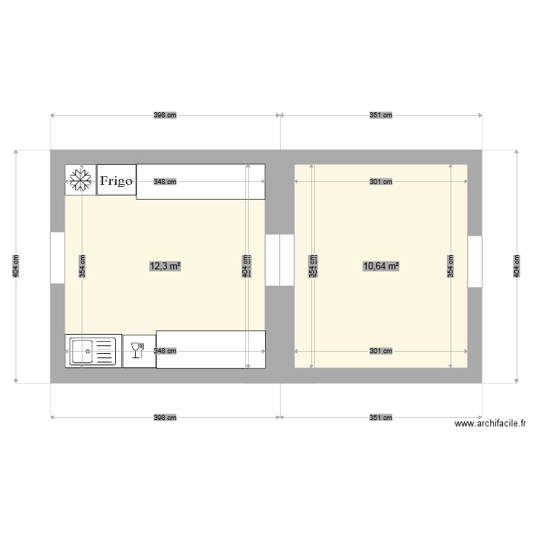 office alimentaire. Plan de 0 pièce et 0 m2