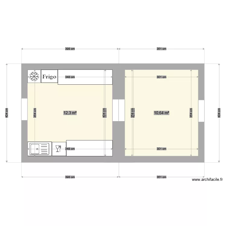 office alimentaire. Plan de 