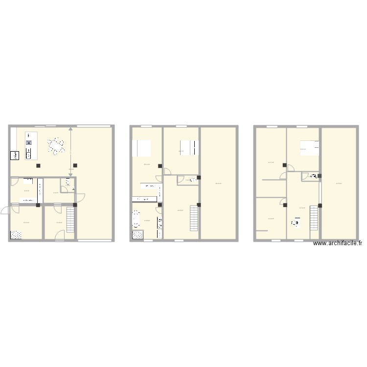 maison 3. Plan de 0 pièce et 0 m2