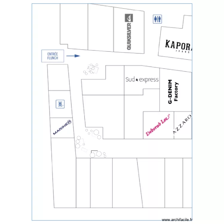 Attente ludique et d&eacute;tente QDM A15. Plan de 