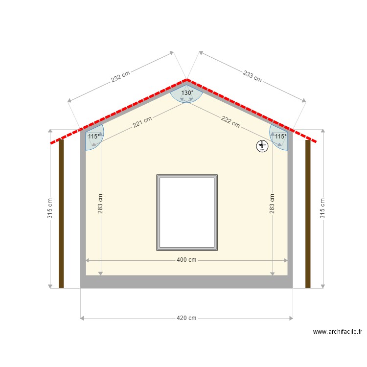 facade ouistitis. Plan de 0 pièce et 0 m2