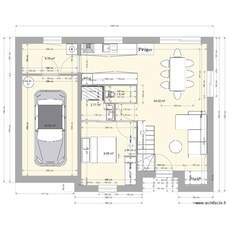 projet 3. Plan de 0 pièce et 0 m2