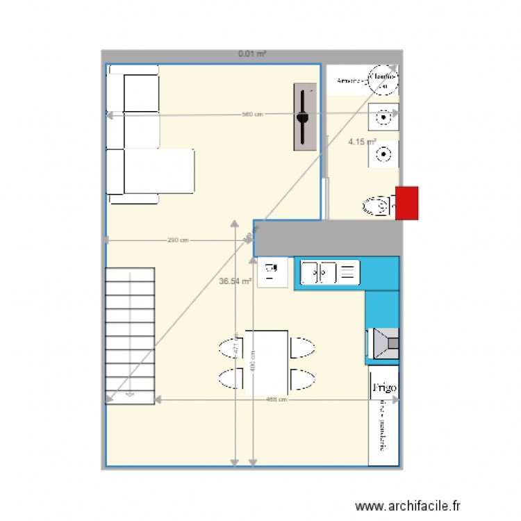 duplax sdb essai 070817. Plan de 0 pièce et 0 m2