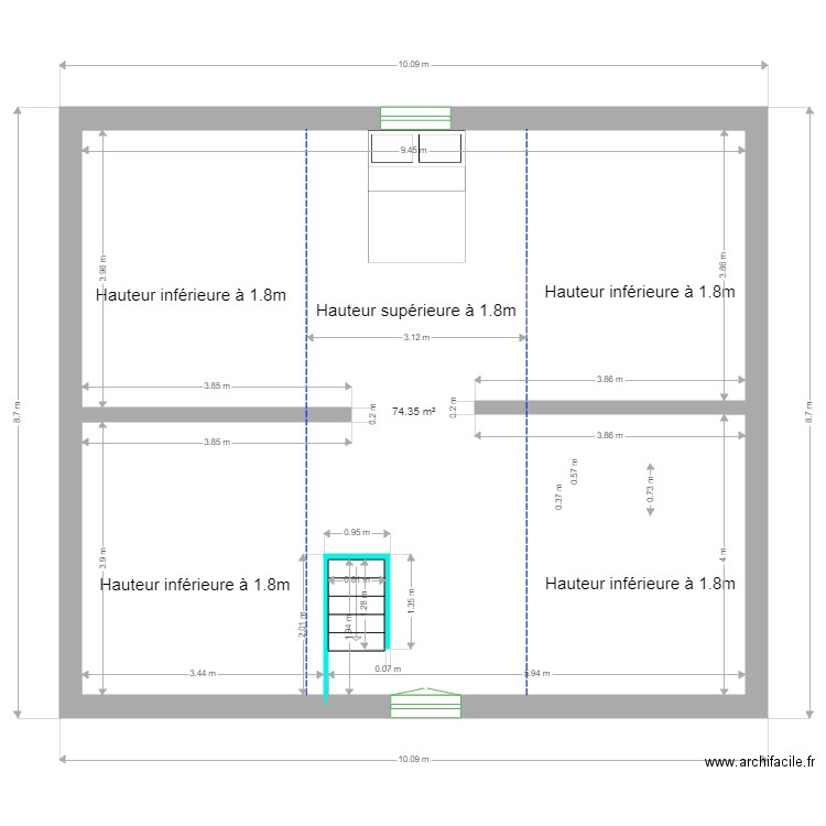 DEMESMAY étage. Plan de 0 pièce et 0 m2