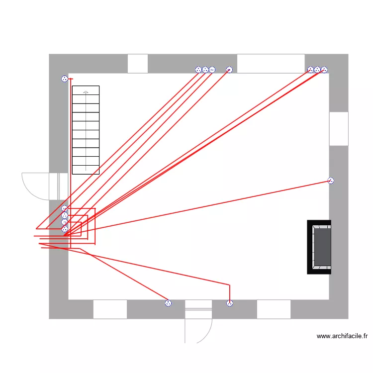 électricité maison. Plan de électricité maison. Plan de