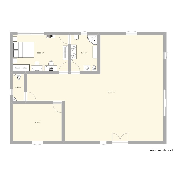 Maison. Plan de 0 pièce et 0 m2