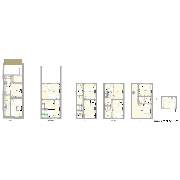 Av Albert New v3. Plan de 27 pièces et 277 m2