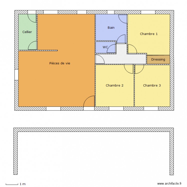 VICKIE - 96m². Plan de 0 pièce et 0 m2