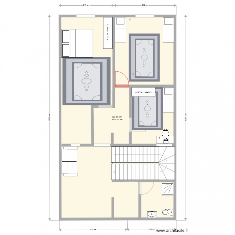 TROISIEME. Plan de 0 pièce et 0 m2