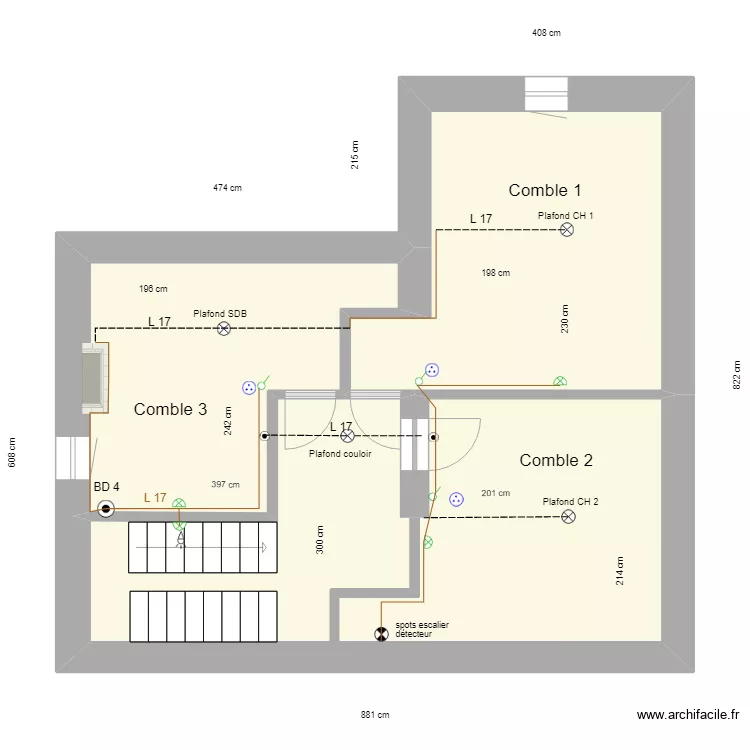 ECL COMBLE. Plan de ECL COMBLE. Plan de