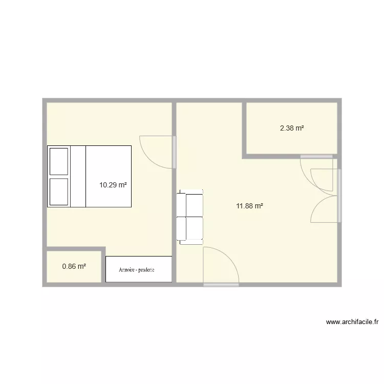 studio t2 5. Plan de 