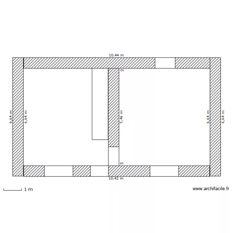 ferme villeneuve. Plan de 