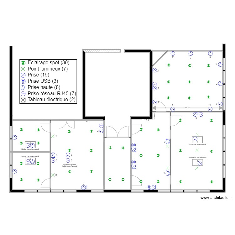 NIKOLSEN. Plan de 8 pièces et 153 m2