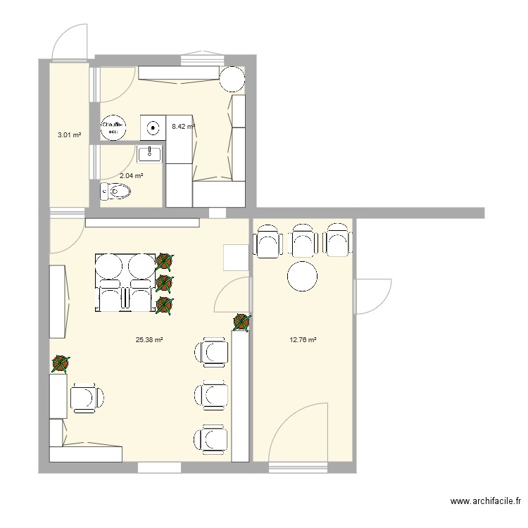 salon vic MODIF. Plan de 0 pièce et 0 m2