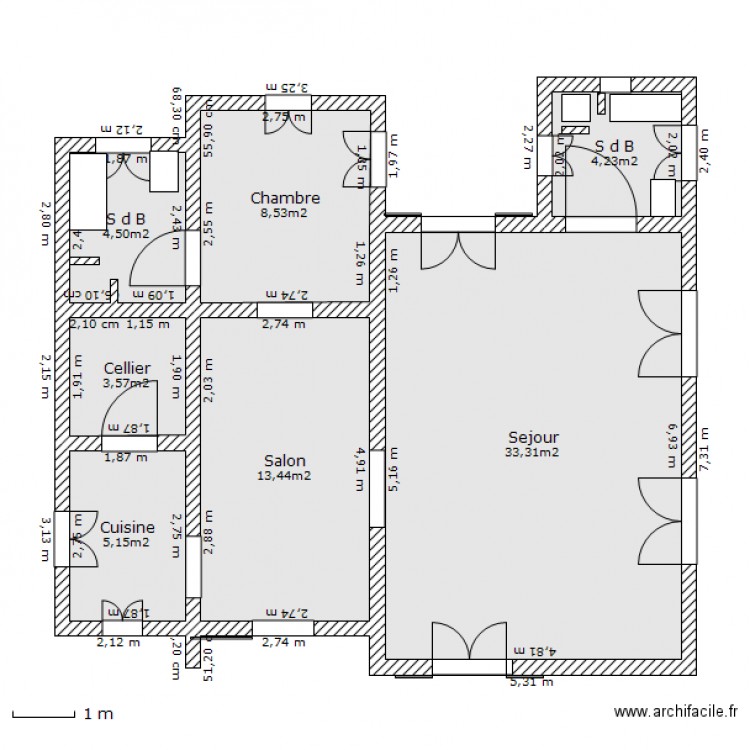 Bin el Ouidane. Plan de 0 pièce et 0 m2