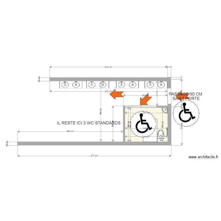 FOCUS TOILETTES ECOLE P MANSON APRES TRAVAUX. Plan de 0 pièce et 0 m2