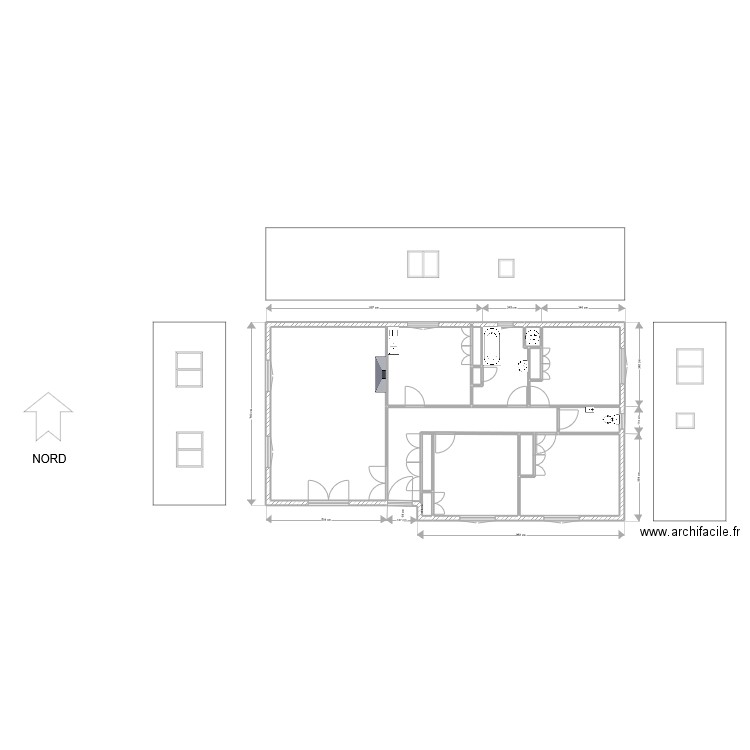 EDL MAISON PETITJEAN. Plan de 10 pièces et 106 m2