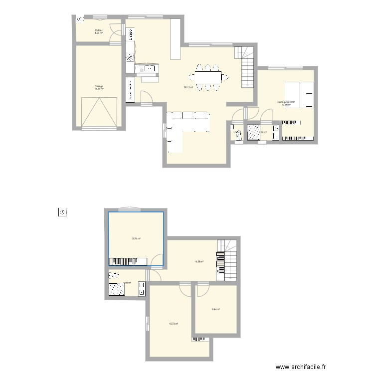 Maison Meyzieu 1. Plan de 0 pièce et 0 m2
