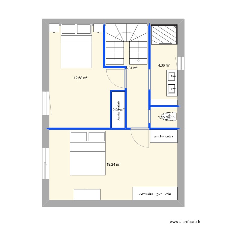 maison vildé. Plan de 0 pièce et 0 m2