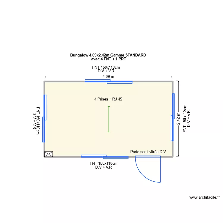 PROJET JMW Ecogranulat. Plan de 1 et 10 m² PROJET JMW Ecogranulat. Plan de 1 et 10 m²