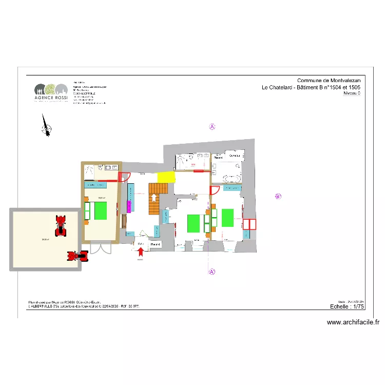 RC max CHATELARD GEOMETRE. Plan de 