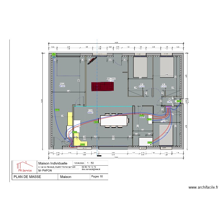 PAPON PLOMBERIE. Plan de 0 pièce et 0 m2