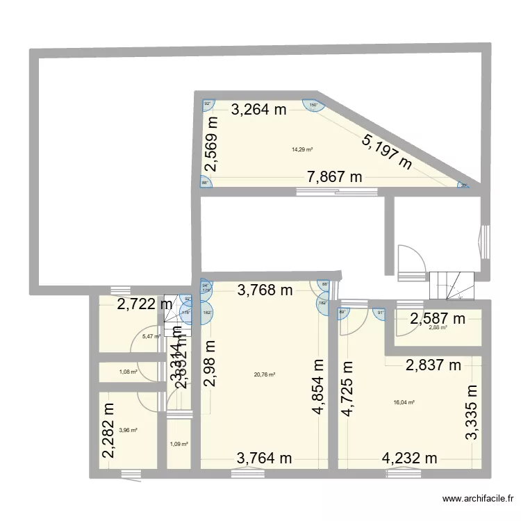 2 eme paulette. Plan de 