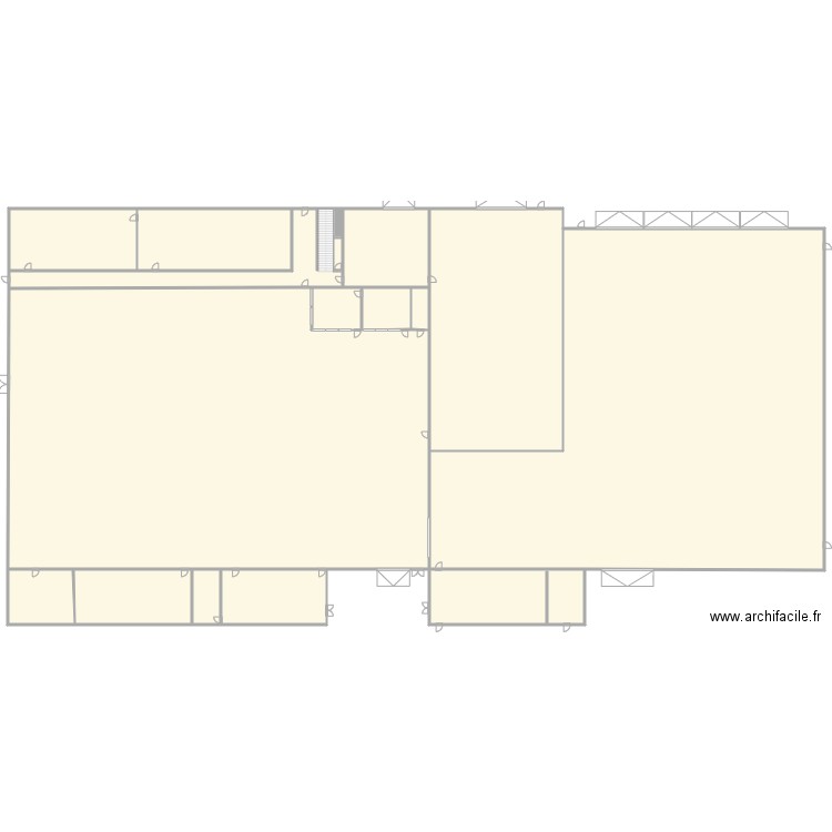 Plan RDC atelier . Plan de 0 pièce et 0 m2