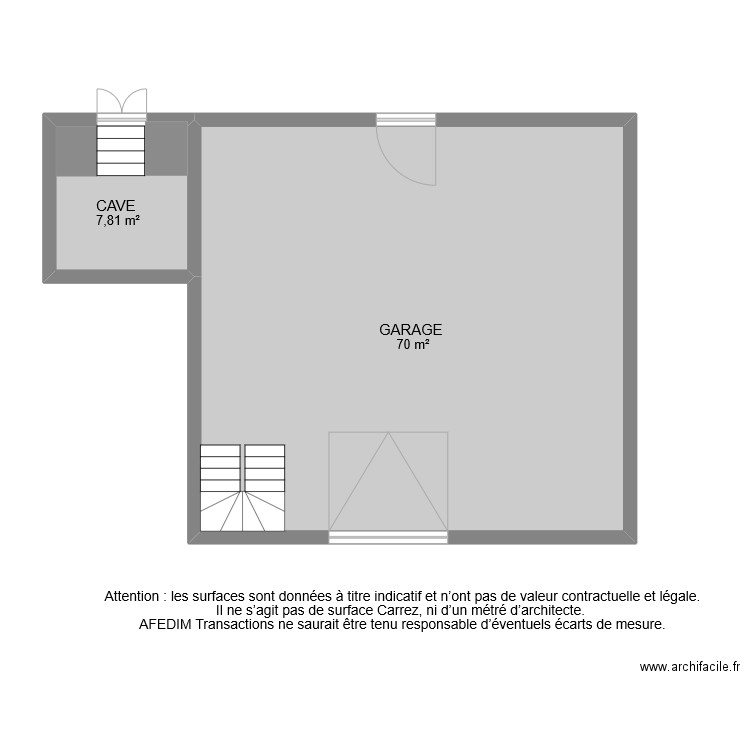 BI 9228 ANNEXES. Plan de 2 pièces et 78 m2