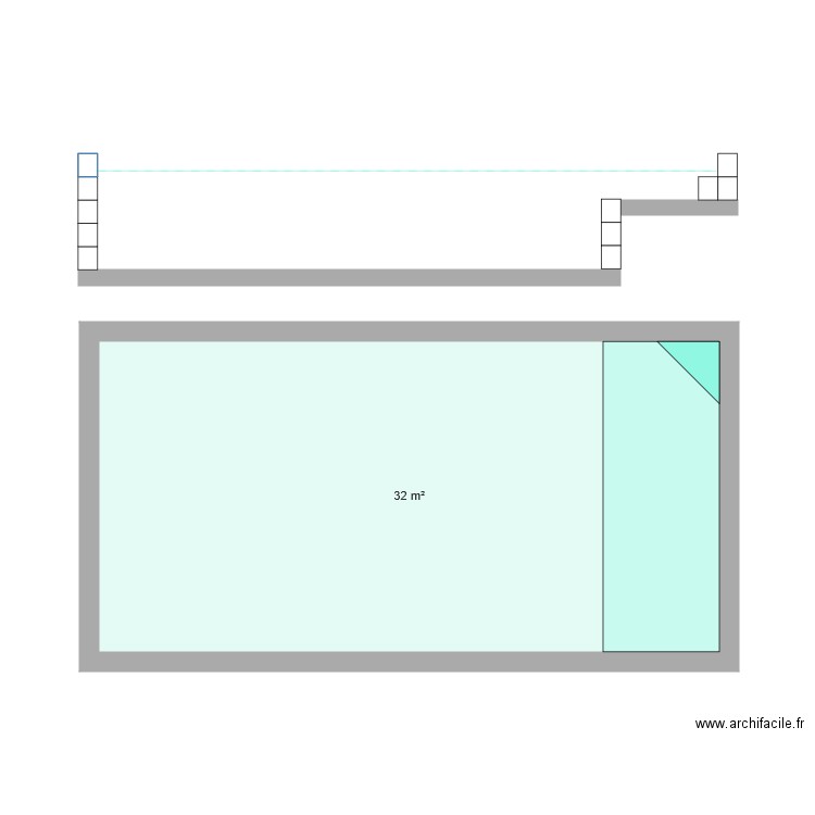 PISCINE FLO. Plan de 0 pièce et 0 m2