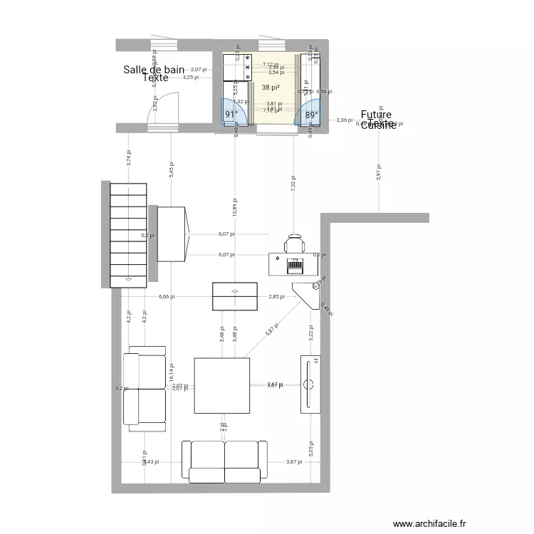 Plan maison ancienne cuisine. Plan de 