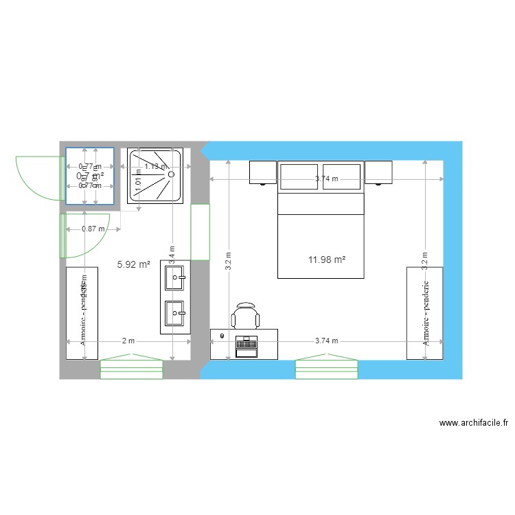 FLOT 1. Plan de 0 pièce et 0 m2