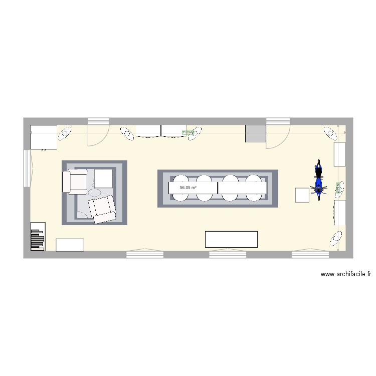 Salle tradi. Plan de 0 pièce et 0 m2